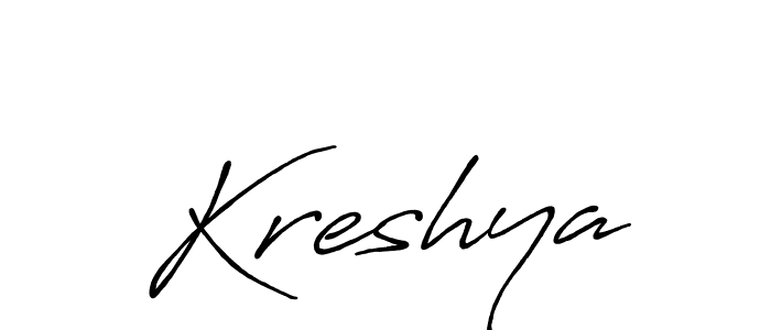 Antro_Vectra_Bolder is a professional signature style that is perfect for those who want to add a touch of class to their signature. It is also a great choice for those who want to make their signature more unique. Get Kreshya name to fancy signature for free. Kreshya signature style 7 images and pictures png