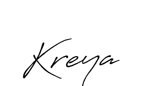 Antro_Vectra_Bolder is a professional signature style that is perfect for those who want to add a touch of class to their signature. It is also a great choice for those who want to make their signature more unique. Get Kreya name to fancy signature for free. Kreya signature style 7 images and pictures png