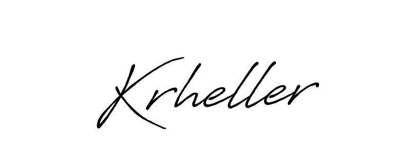 Create a beautiful signature design for name Krheller. With this signature (Antro_Vectra_Bolder) fonts, you can make a handwritten signature for free. Krheller signature style 7 images and pictures png