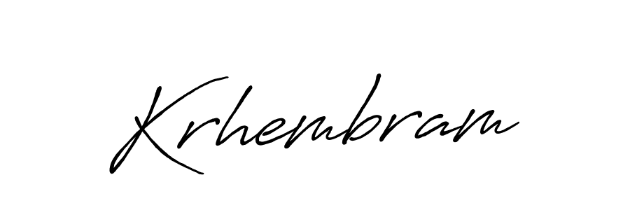 See photos of Krhembram official signature by Spectra . Check more albums & portfolios. Read reviews & check more about Antro_Vectra_Bolder font. Krhembram signature style 7 images and pictures png