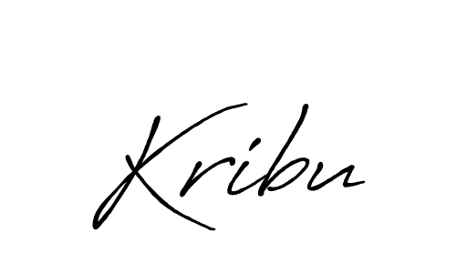 Make a beautiful signature design for name Kribu. With this signature (Antro_Vectra_Bolder) style, you can create a handwritten signature for free. Kribu signature style 7 images and pictures png