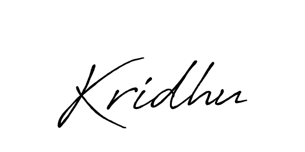 Make a beautiful signature design for name Kridhu. Use this online signature maker to create a handwritten signature for free. Kridhu signature style 7 images and pictures png