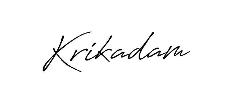 Make a beautiful signature design for name Krikadam. Use this online signature maker to create a handwritten signature for free. Krikadam signature style 7 images and pictures png