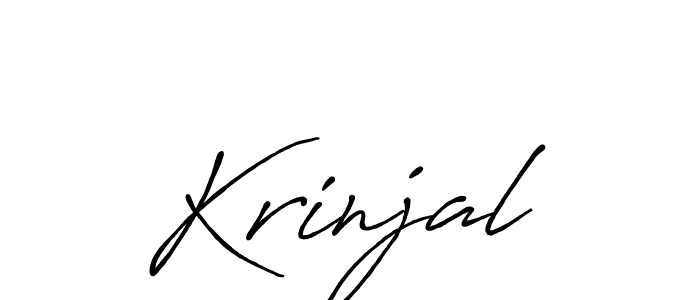 Make a beautiful signature design for name Krinjal. Use this online signature maker to create a handwritten signature for free. Krinjal signature style 7 images and pictures png