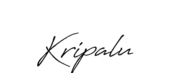 Create a beautiful signature design for name Kripalu. With this signature (Antro_Vectra_Bolder) fonts, you can make a handwritten signature for free. Kripalu signature style 7 images and pictures png