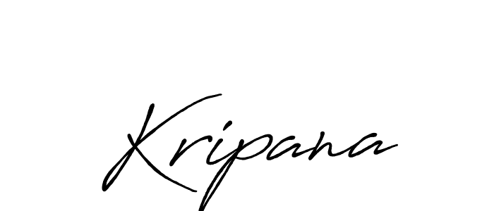 Make a beautiful signature design for name Kripana. With this signature (Antro_Vectra_Bolder) style, you can create a handwritten signature for free. Kripana signature style 7 images and pictures png
