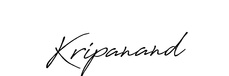 Design your own signature with our free online signature maker. With this signature software, you can create a handwritten (Antro_Vectra_Bolder) signature for name Kripanand. Kripanand signature style 7 images and pictures png