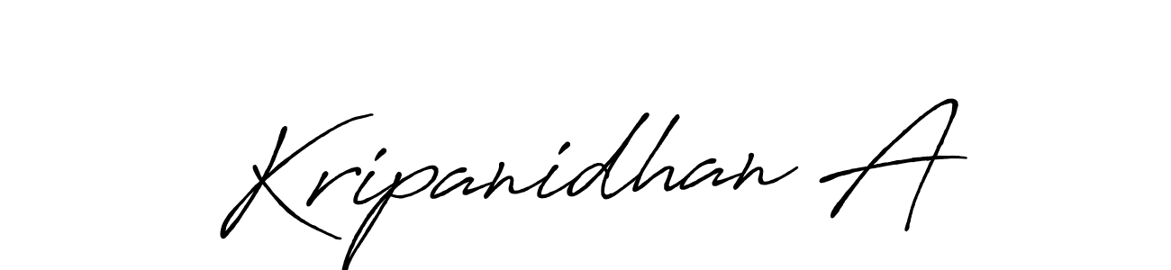 You should practise on your own different ways (Antro_Vectra_Bolder) to write your name (Kripanidhan A) in signature. don't let someone else do it for you. Kripanidhan A signature style 7 images and pictures png
