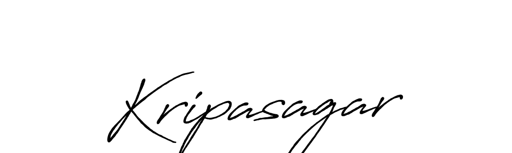 Design your own signature with our free online signature maker. With this signature software, you can create a handwritten (Antro_Vectra_Bolder) signature for name Kripasagar. Kripasagar signature style 7 images and pictures png