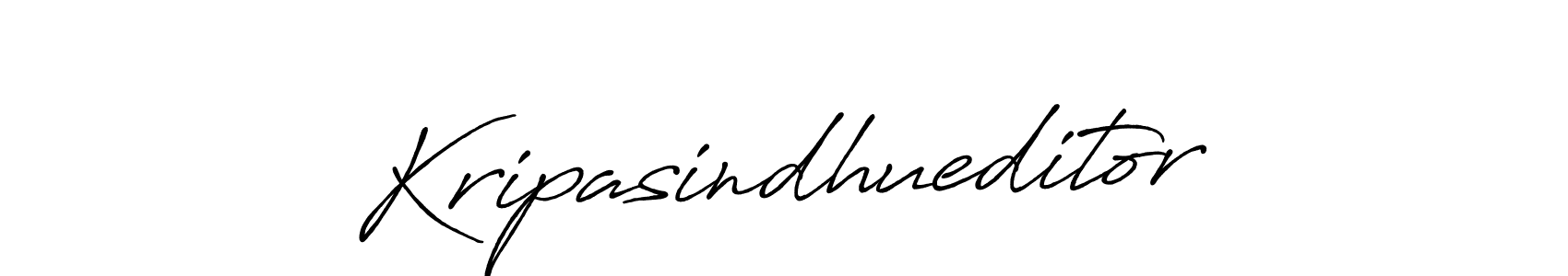 Create a beautiful signature design for name Kripasindhueditor. With this signature (Antro_Vectra_Bolder) fonts, you can make a handwritten signature for free. Kripasindhueditor signature style 7 images and pictures png