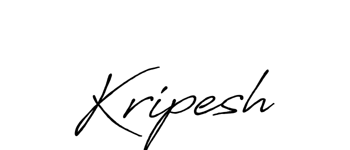 How to make Kripesh name signature. Use Antro_Vectra_Bolder style for creating short signs online. This is the latest handwritten sign. Kripesh signature style 7 images and pictures png