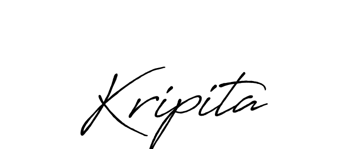 The best way (Antro_Vectra_Bolder) to make a short signature is to pick only two or three words in your name. The name Kripita include a total of six letters. For converting this name. Kripita signature style 7 images and pictures png