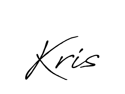 Create a beautiful signature design for name Kris. With this signature (Antro_Vectra_Bolder) fonts, you can make a handwritten signature for free. Kris signature style 7 images and pictures png