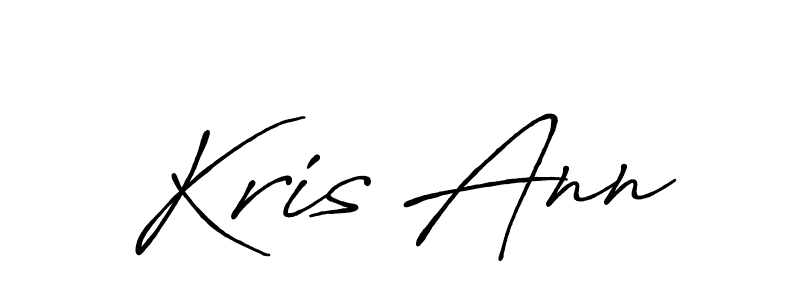 Also we have Kris Ann name is the best signature style. Create professional handwritten signature collection using Antro_Vectra_Bolder autograph style. Kris Ann signature style 7 images and pictures png