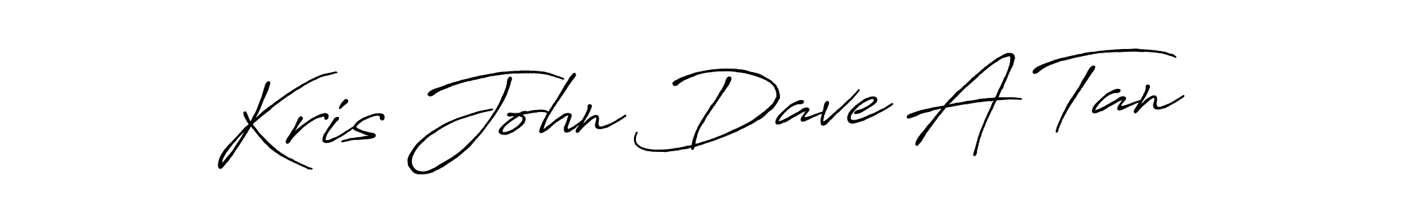 Also we have Kris John Dave A Tan name is the best signature style. Create professional handwritten signature collection using Antro_Vectra_Bolder autograph style. Kris John Dave A Tan signature style 7 images and pictures png