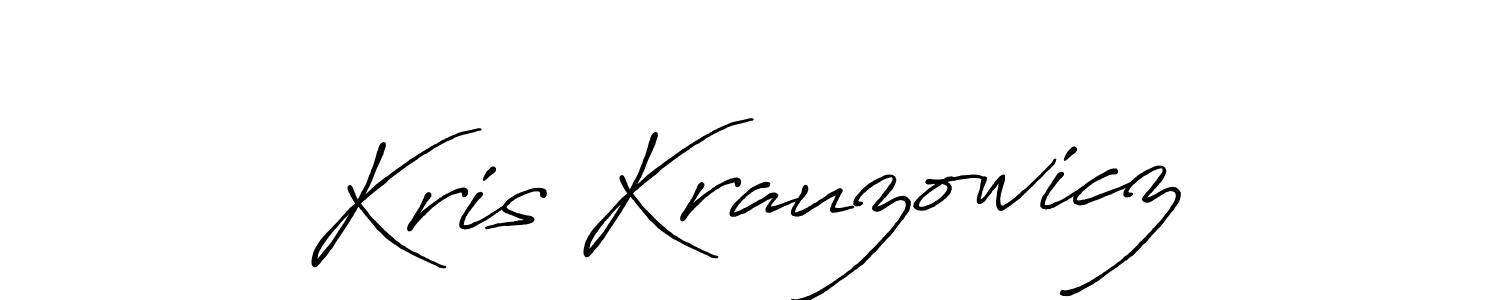 Once you've used our free online signature maker to create your best signature Antro_Vectra_Bolder style, it's time to enjoy all of the benefits that Kris Krauzowicz name signing documents. Kris Krauzowicz signature style 7 images and pictures png