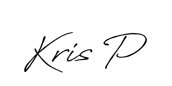 It looks lik you need a new signature style for name Kris P. Design unique handwritten (Antro_Vectra_Bolder) signature with our free signature maker in just a few clicks. Kris P signature style 7 images and pictures png