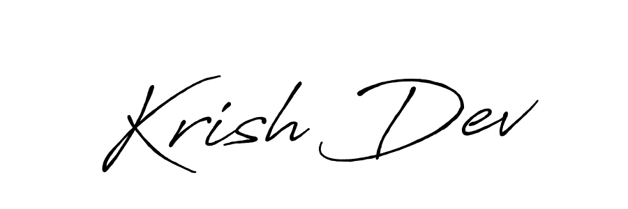 Also You can easily find your signature by using the search form. We will create Krish Dev name handwritten signature images for you free of cost using Antro_Vectra_Bolder sign style. Krish Dev signature style 7 images and pictures png