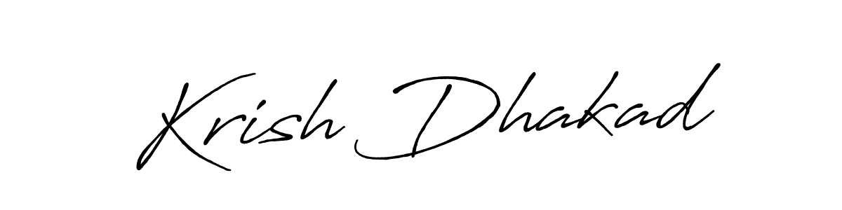 if you are searching for the best signature style for your name Krish Dhakad. so please give up your signature search. here we have designed multiple signature styles  using Antro_Vectra_Bolder. Krish Dhakad signature style 7 images and pictures png