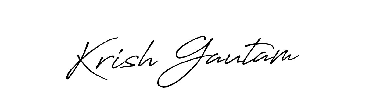 You can use this online signature creator to create a handwritten signature for the name Krish Gautam. This is the best online autograph maker. Krish Gautam signature style 7 images and pictures png