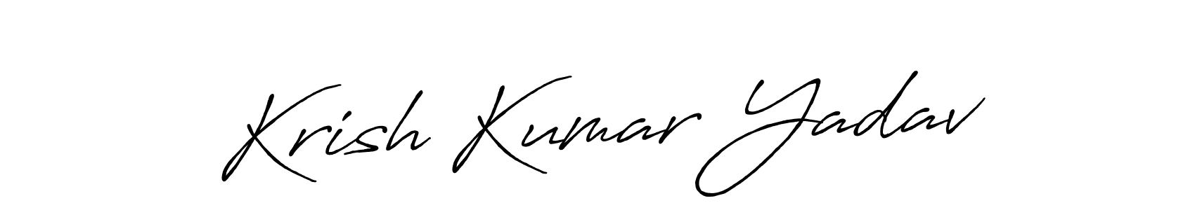 Make a beautiful signature design for name Krish Kumar Yadav. Use this online signature maker to create a handwritten signature for free. Krish Kumar Yadav signature style 7 images and pictures png