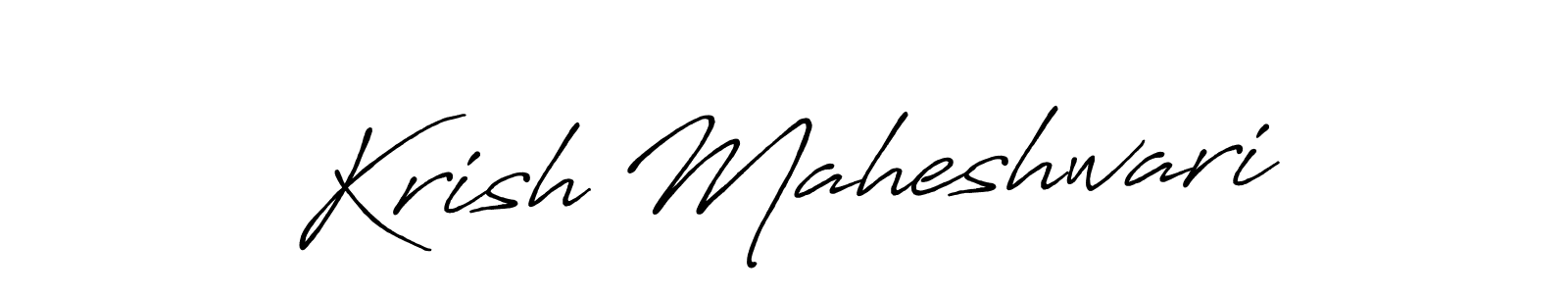Once you've used our free online signature maker to create your best signature Antro_Vectra_Bolder style, it's time to enjoy all of the benefits that Krish Maheshwari name signing documents. Krish Maheshwari signature style 7 images and pictures png