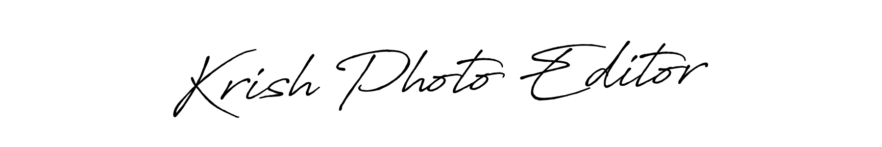 Once you've used our free online signature maker to create your best signature Antro_Vectra_Bolder style, it's time to enjoy all of the benefits that Krish Photo Editor name signing documents. Krish Photo Editor signature style 7 images and pictures png