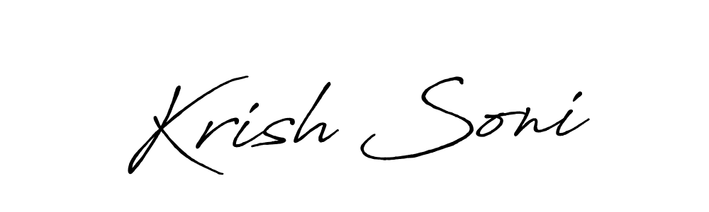 Best and Professional Signature Style for Krish Soni. Antro_Vectra_Bolder Best Signature Style Collection. Krish Soni signature style 7 images and pictures png