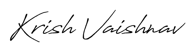 Once you've used our free online signature maker to create your best signature Antro_Vectra_Bolder style, it's time to enjoy signing your documents with Krish Vaishnav name. Krish Vaishnav signature style 7 images and pictures png