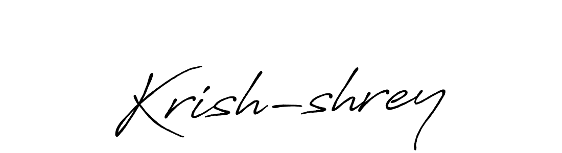 Make a beautiful signature design for name Krish-shrey. Use this online signature maker to create a handwritten signature for free. Krish-shrey signature style 7 images and pictures png