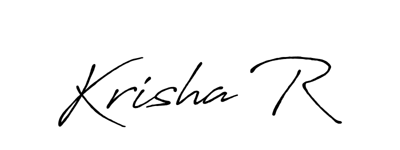 The best way (Antro_Vectra_Bolder) to make a short signature is to pick only two or three words in your name. The name Krisha R include a total of six letters. For converting this name. Krisha R signature style 7 images and pictures png