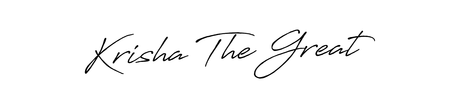 This is the best signature style for the Krisha The Great name. Also you like these signature font (Antro_Vectra_Bolder). Mix name signature. Krisha The Great signature style 7 images and pictures png