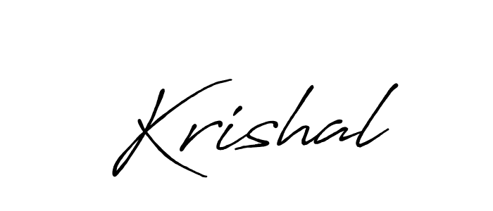 How to make Krishal signature? Antro_Vectra_Bolder is a professional autograph style. Create handwritten signature for Krishal name. Krishal signature style 7 images and pictures png