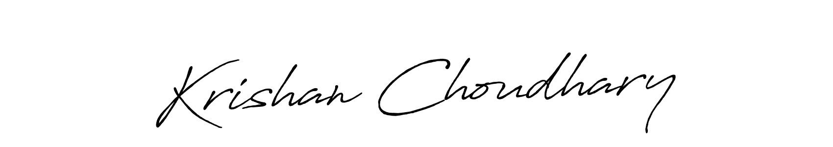 Once you've used our free online signature maker to create your best signature Antro_Vectra_Bolder style, it's time to enjoy all of the benefits that Krishan Choudhary name signing documents. Krishan Choudhary signature style 7 images and pictures png