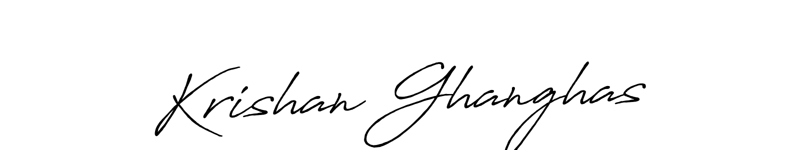You should practise on your own different ways (Antro_Vectra_Bolder) to write your name (Krishan Ghanghas) in signature. don't let someone else do it for you. Krishan Ghanghas signature style 7 images and pictures png