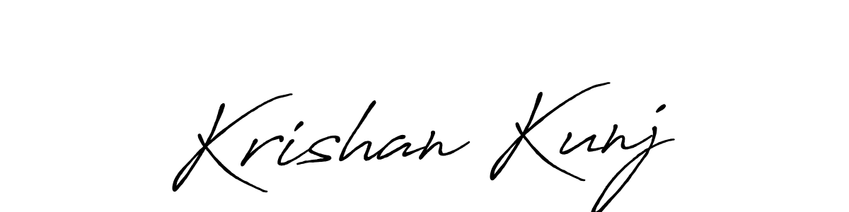 Also You can easily find your signature by using the search form. We will create Krishan Kunj name handwritten signature images for you free of cost using Antro_Vectra_Bolder sign style. Krishan Kunj signature style 7 images and pictures png