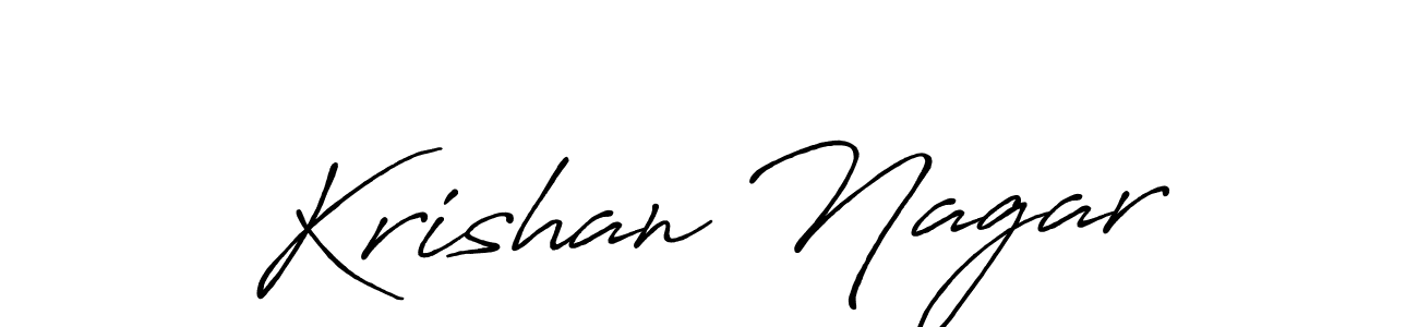 It looks lik you need a new signature style for name Krishan Nagar. Design unique handwritten (Antro_Vectra_Bolder) signature with our free signature maker in just a few clicks. Krishan Nagar signature style 7 images and pictures png