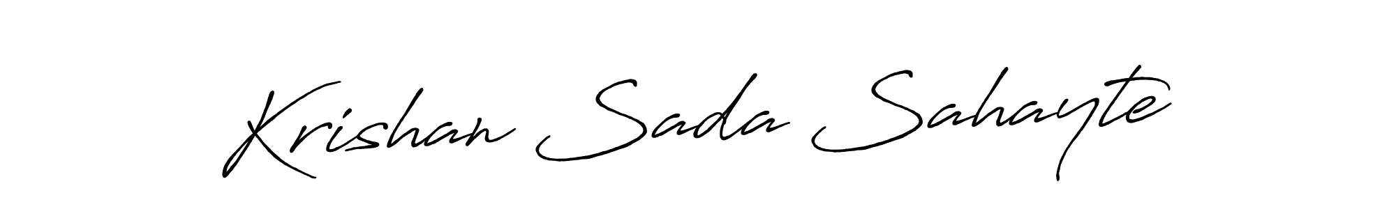 Also You can easily find your signature by using the search form. We will create Krishan Sada Sahayte name handwritten signature images for you free of cost using Antro_Vectra_Bolder sign style. Krishan Sada Sahayte signature style 7 images and pictures png