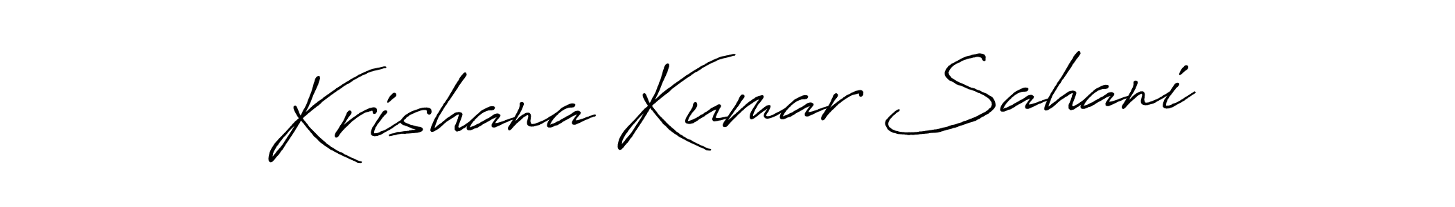 How to Draw Krishana Kumar Sahani signature style? Antro_Vectra_Bolder is a latest design signature styles for name Krishana Kumar Sahani. Krishana Kumar Sahani signature style 7 images and pictures png