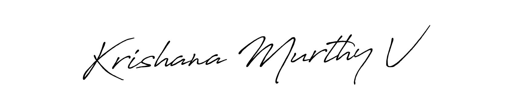 Make a beautiful signature design for name Krishana Murthy V. Use this online signature maker to create a handwritten signature for free. Krishana Murthy V signature style 7 images and pictures png