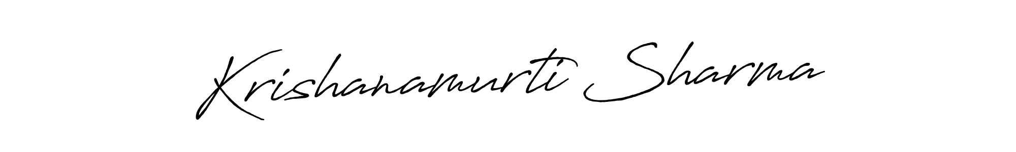 You should practise on your own different ways (Antro_Vectra_Bolder) to write your name (Krishanamurti Sharma) in signature. don't let someone else do it for you. Krishanamurti Sharma signature style 7 images and pictures png