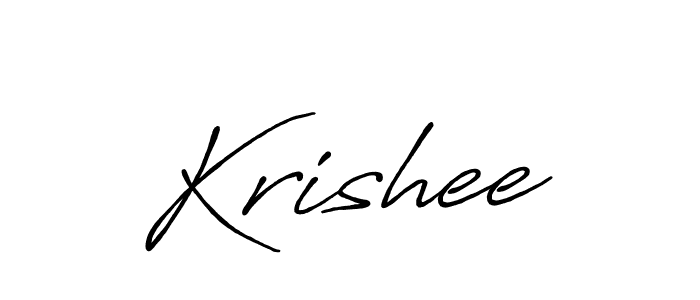 Once you've used our free online signature maker to create your best signature Antro_Vectra_Bolder style, it's time to enjoy all of the benefits that Krishee name signing documents. Krishee signature style 7 images and pictures png