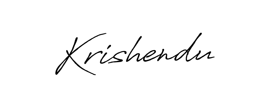 Use a signature maker to create a handwritten signature online. With this signature software, you can design (Antro_Vectra_Bolder) your own signature for name Krishendu. Krishendu signature style 7 images and pictures png