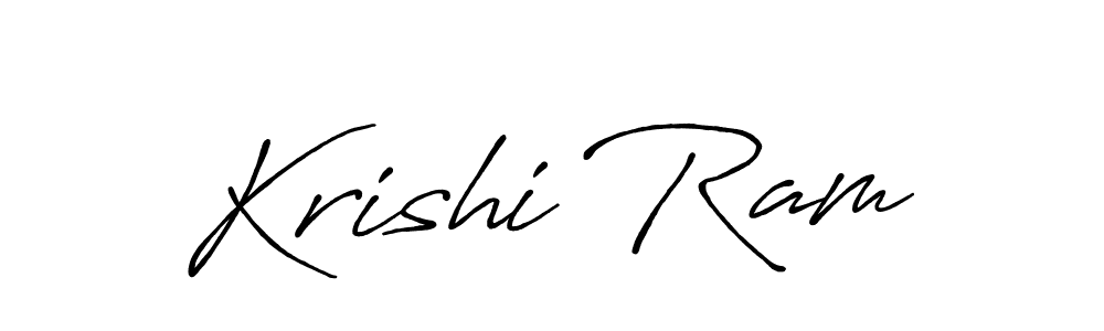 Similarly Antro_Vectra_Bolder is the best handwritten signature design. Signature creator online .You can use it as an online autograph creator for name Krishi Ram. Krishi Ram signature style 7 images and pictures png