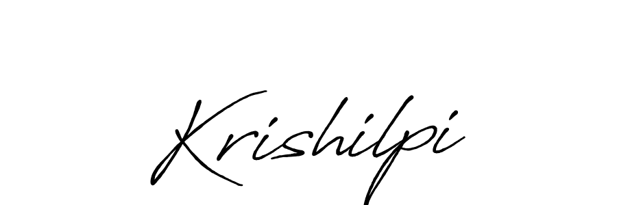 Design your own signature with our free online signature maker. With this signature software, you can create a handwritten (Antro_Vectra_Bolder) signature for name Krishilpi. Krishilpi signature style 7 images and pictures png