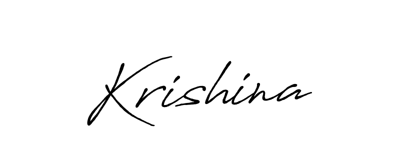 Similarly Antro_Vectra_Bolder is the best handwritten signature design. Signature creator online .You can use it as an online autograph creator for name Krishina. Krishina signature style 7 images and pictures png