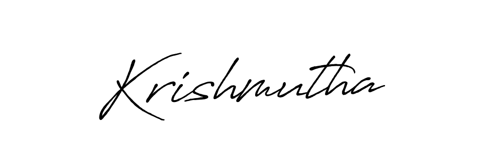 It looks lik you need a new signature style for name Krishmutha. Design unique handwritten (Antro_Vectra_Bolder) signature with our free signature maker in just a few clicks. Krishmutha signature style 7 images and pictures png