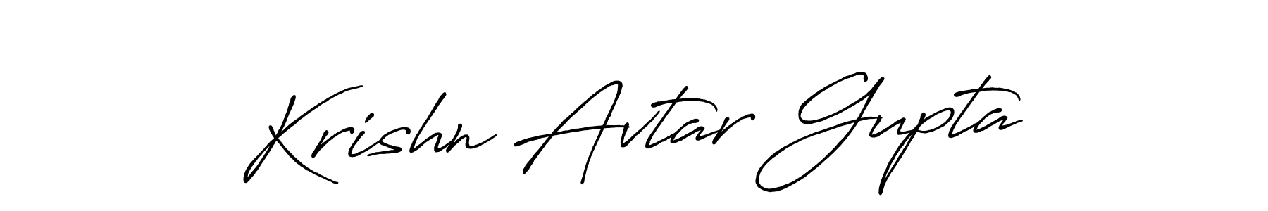 Also we have Krishn Avtar Gupta name is the best signature style. Create professional handwritten signature collection using Antro_Vectra_Bolder autograph style. Krishn Avtar Gupta signature style 7 images and pictures png