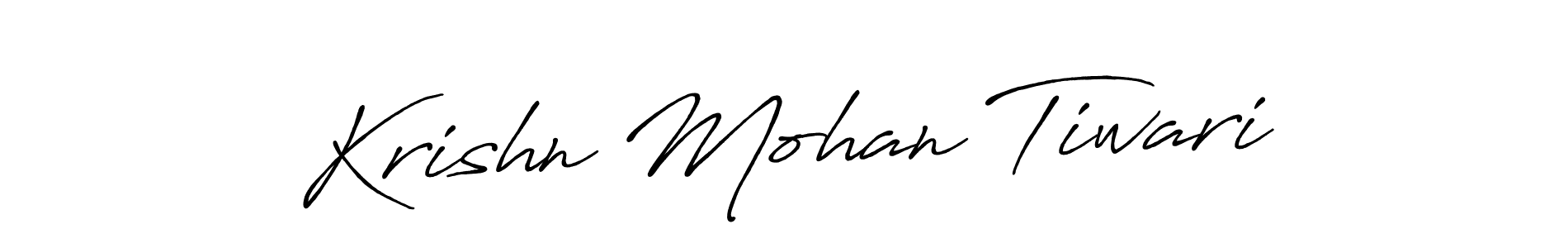 Make a short Krishn Mohan Tiwari signature style. Manage your documents anywhere anytime using Antro_Vectra_Bolder. Create and add eSignatures, submit forms, share and send files easily. Krishn Mohan Tiwari signature style 7 images and pictures png