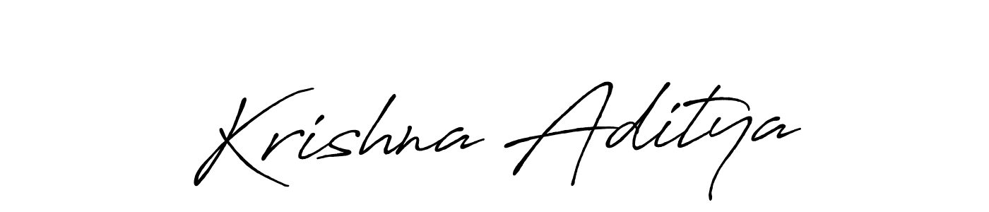 Antro_Vectra_Bolder is a professional signature style that is perfect for those who want to add a touch of class to their signature. It is also a great choice for those who want to make their signature more unique. Get Krishna Aditya name to fancy signature for free. Krishna Aditya signature style 7 images and pictures png